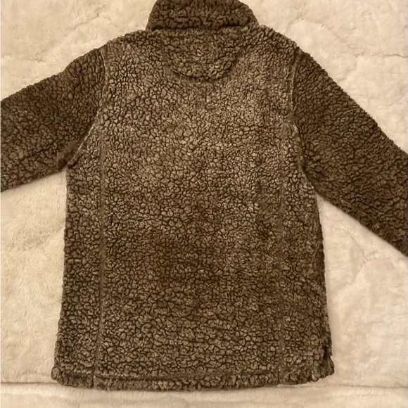Nordic Fleece Victoria Sherpa Pullover ~ Women’s XS ~ Brown - Picture 4 of 5